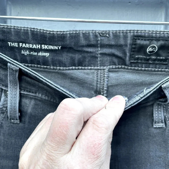 AG Adriano Goldschmied The Farrah High  Rise Skinny size 27 - Picture 5 of 10